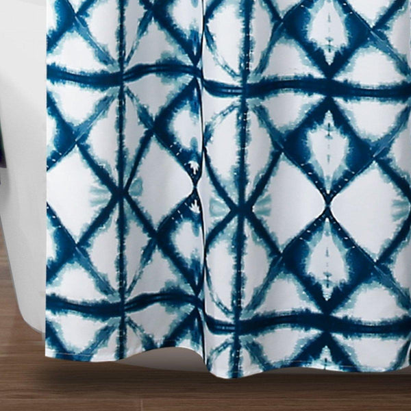 Geo Shibori Shower Curtain