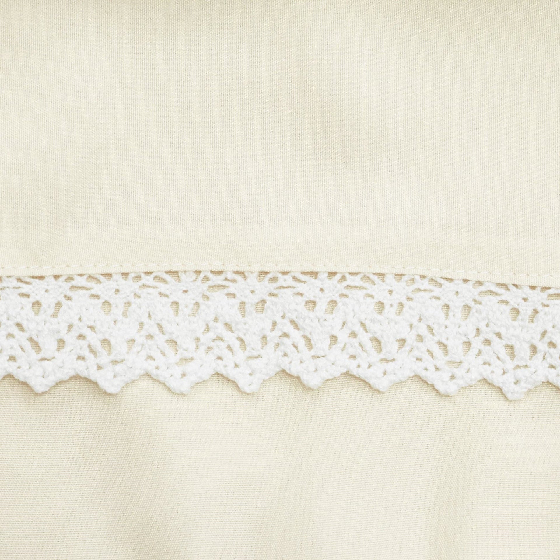 Lace Ruffle Window Curtain Panel