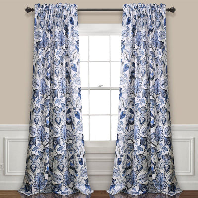 Cynthia Jacobean Light Filtering Window Curtain Set