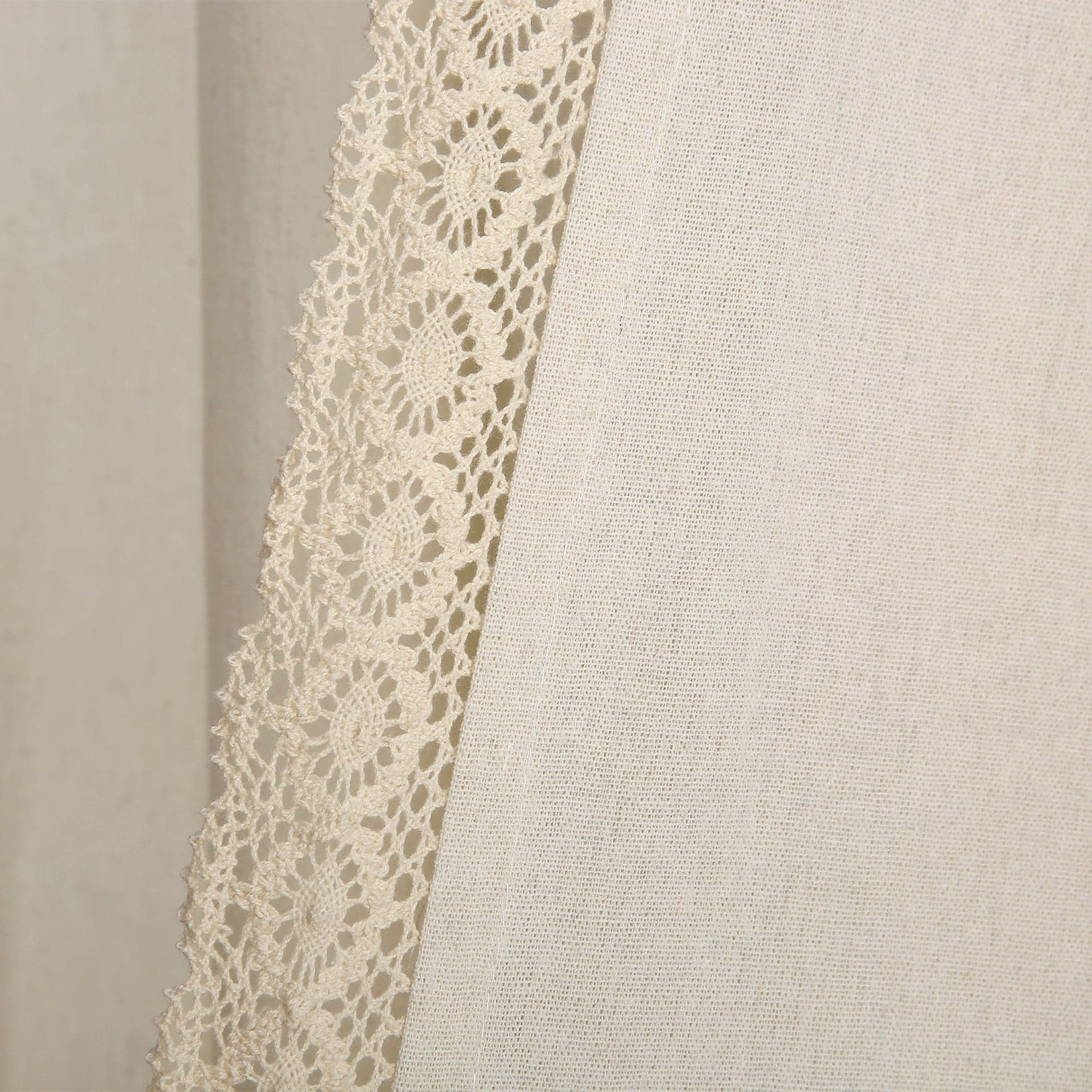 Rosalie Faux Linen Window Panel Set