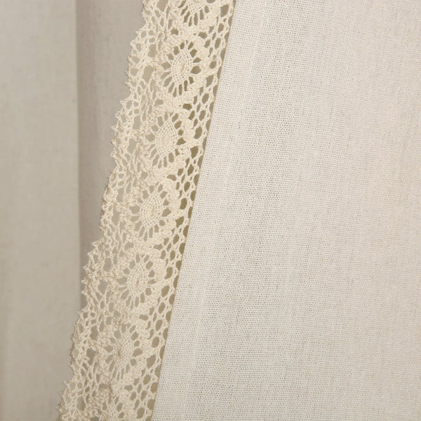 Rosalie Faux Linen Window Panel Set