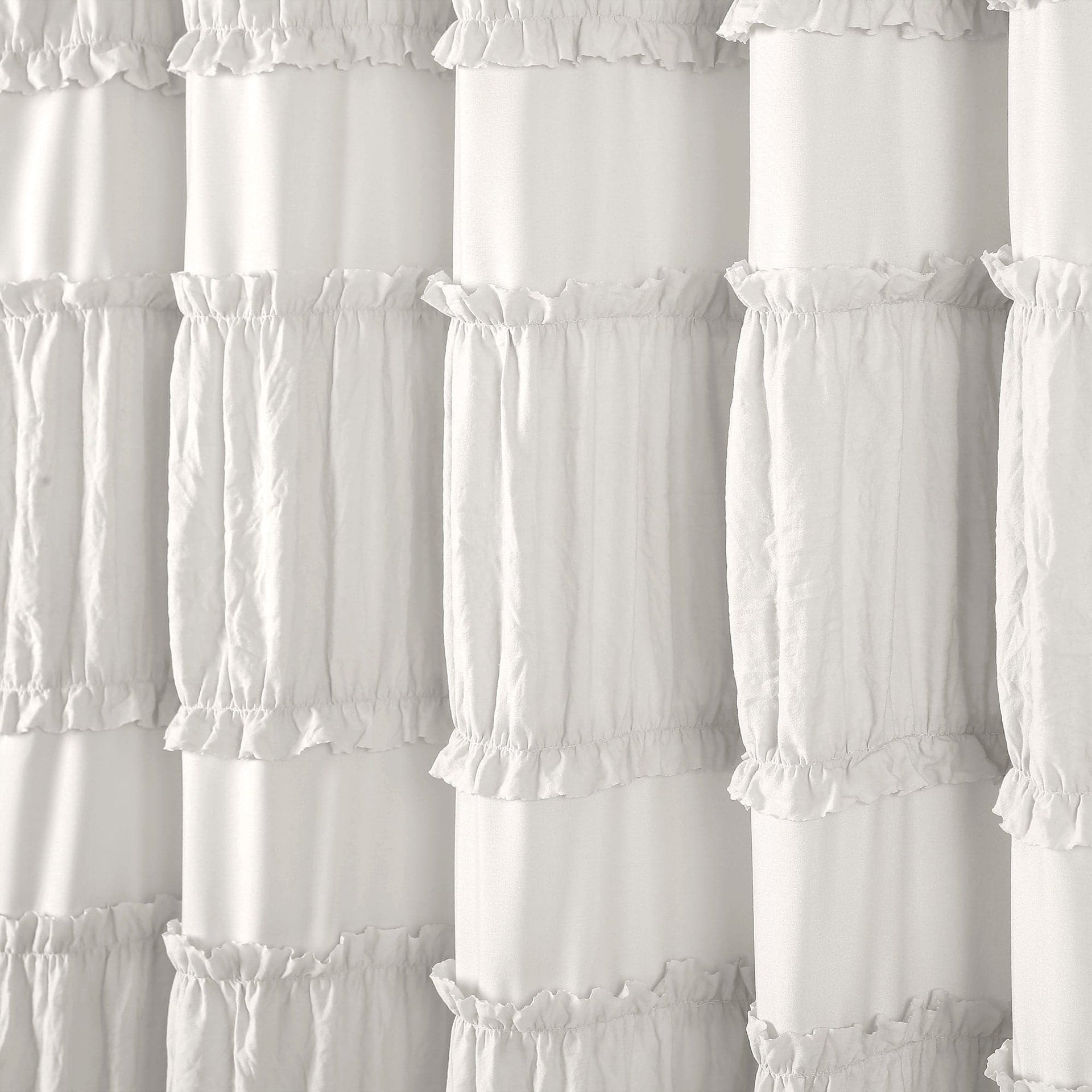 Nova Ruffle Shower Curtain