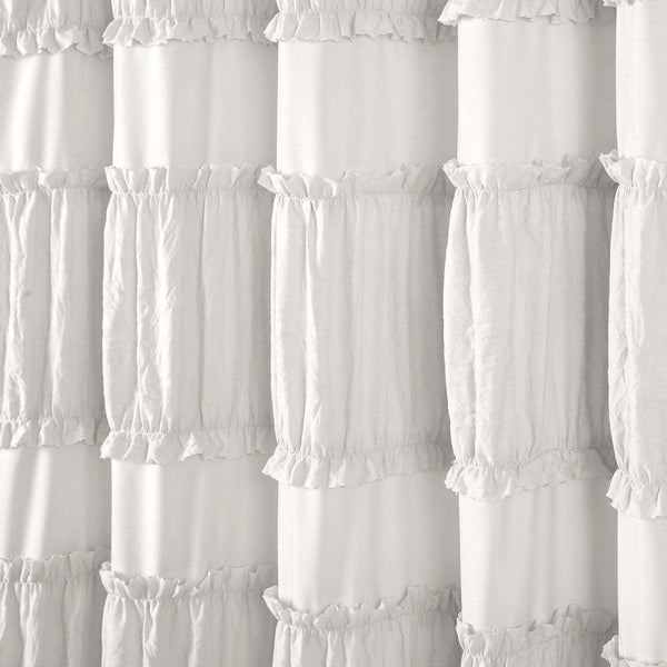 Nova Ruffle Shower Curtain