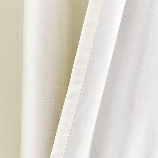 Faux Silk 100% Blackout Window Curtain Panel