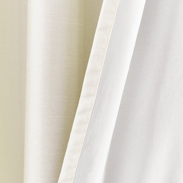 Faux Silk 100% Blackout Window Curtain Panel