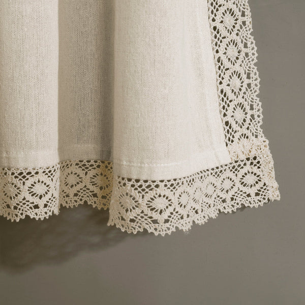 Rosalie Faux Linen Window Panel Set