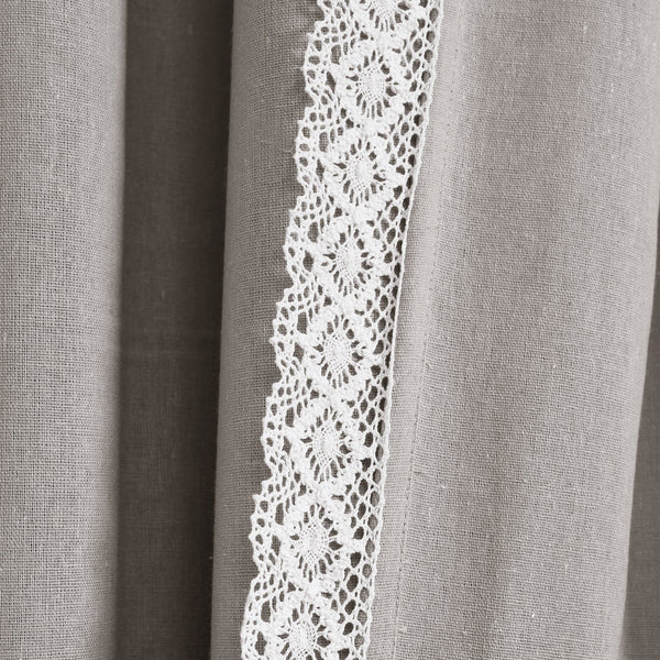 Rosalie Faux Linen Window Panel Set