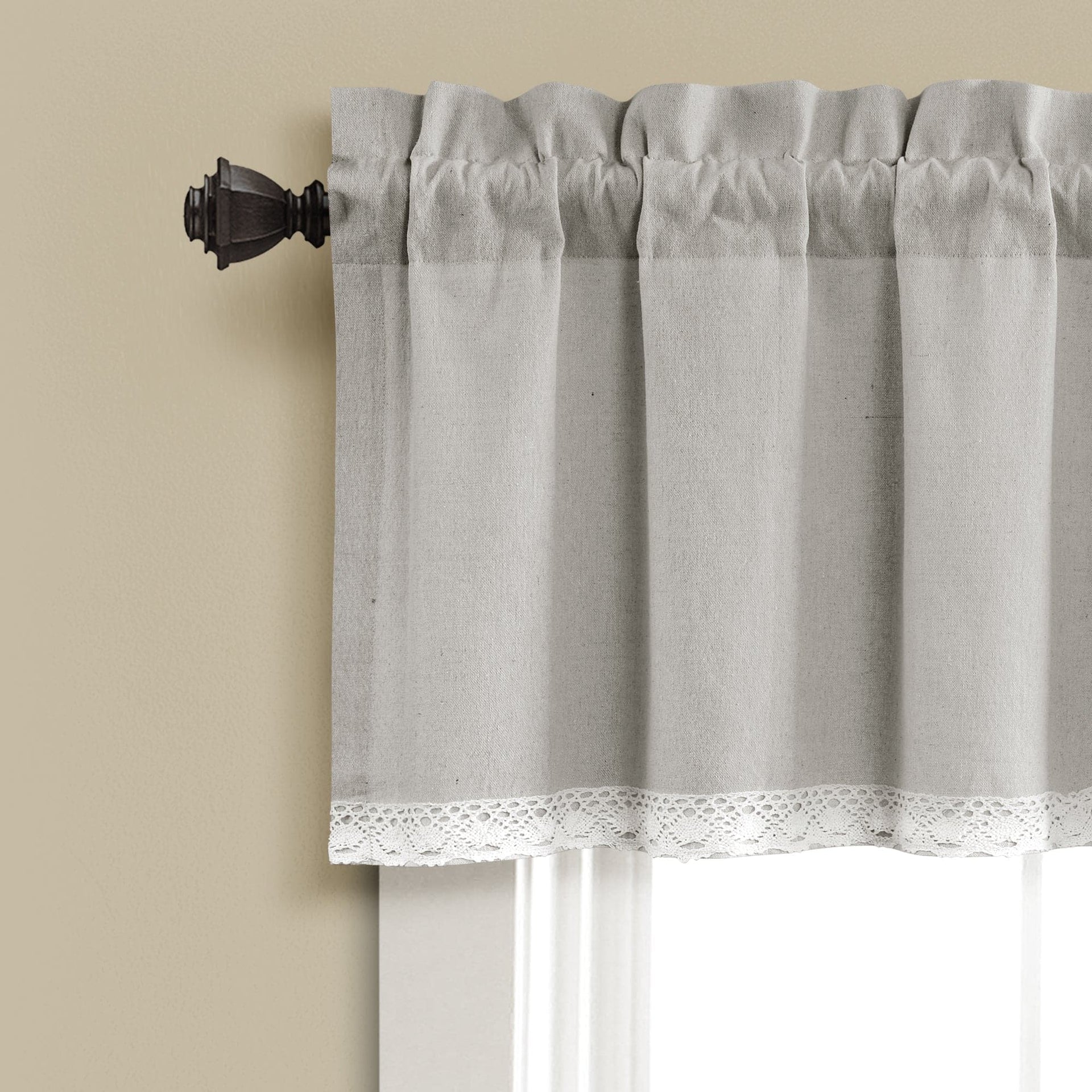 Linen Lace Valance