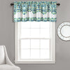Clara Valance - 18" x 52" + 2" Header / Blue_Green