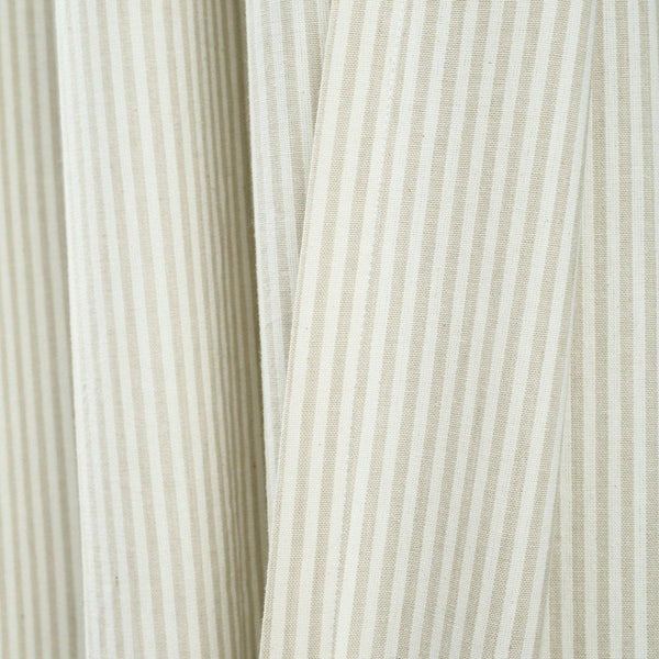 Vintage Stripe Yarn Dyed Window Curtain Panel Set