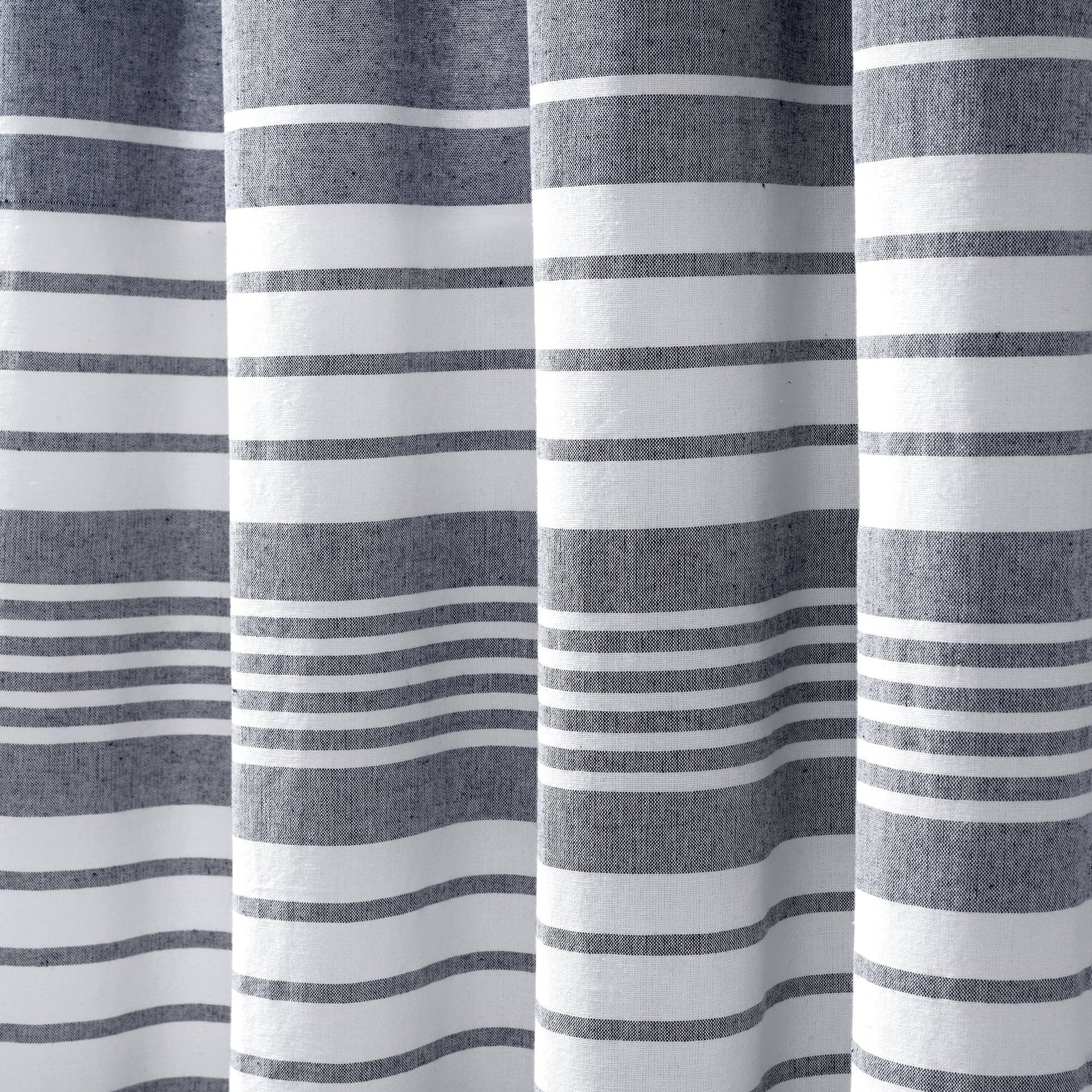 Nantucket Yarn Dyed Tassel Fringe Window Curtain Panel Set