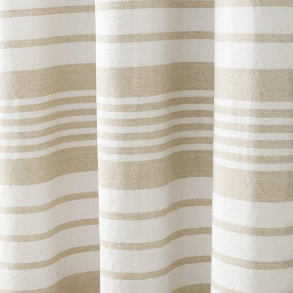 Nantucket Yarn Dyed Tassel Fringe Window Curtain Panel Set