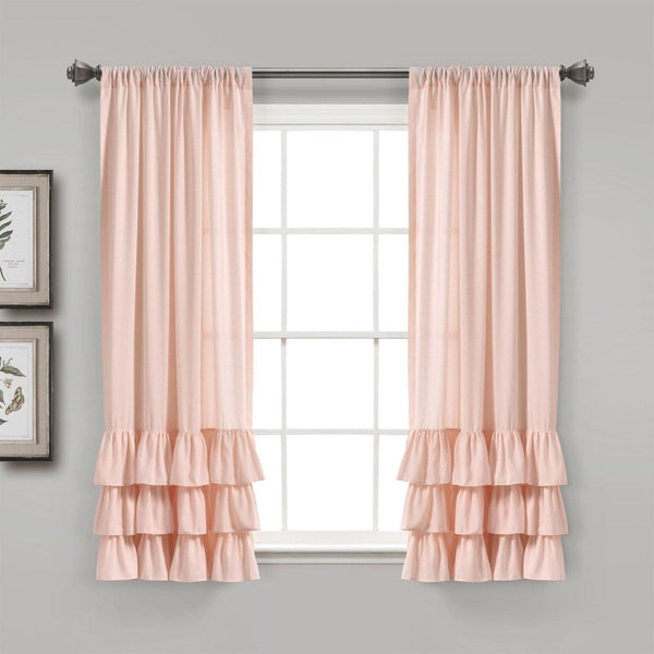 Allison Ruffle Curtain Set