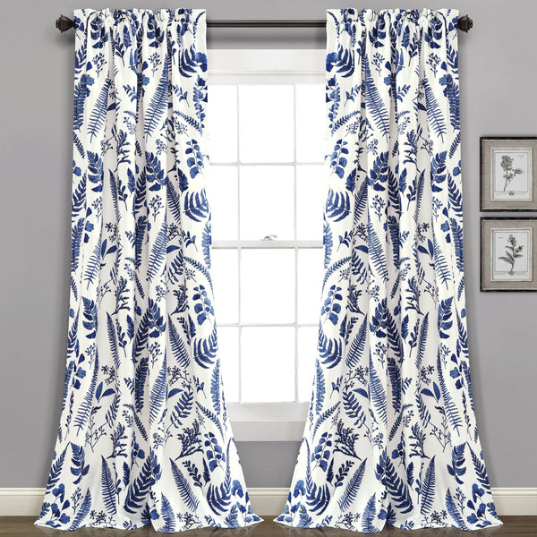 Devonia All Over Light Filtering Window Curtain Panel Set