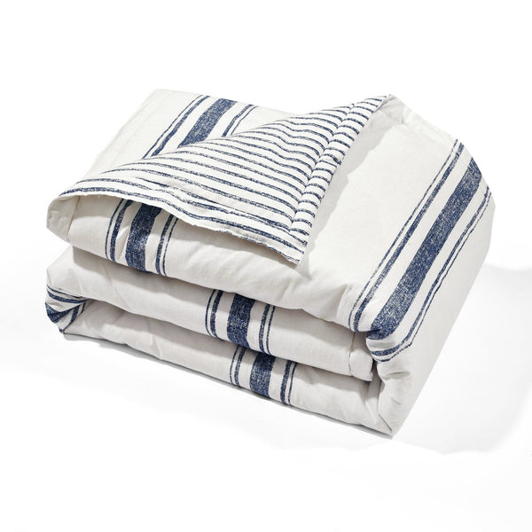 Farmhouse Stripe Throw
