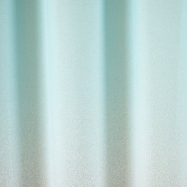 Ombre Embroidery Tassel Cotton Shower Curtain