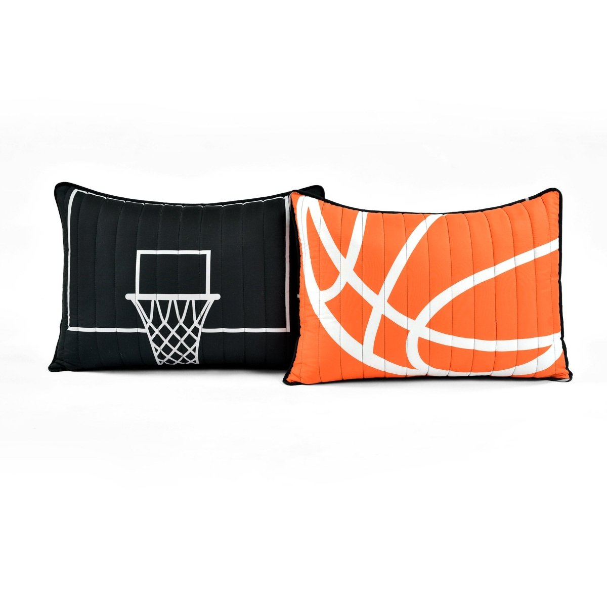 Basketball Game Reversible Quilt Set