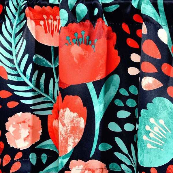 Poppy Garden Valance