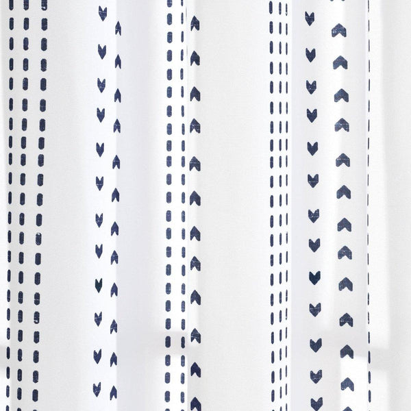 Hygge Stripe Window Curtain Panel Set