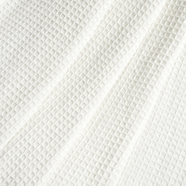 Waffle Cotton Knit Tassel Fringe Throw