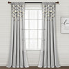 Boho Pom Pom Tassel Faux Linen Window Curtain Panel