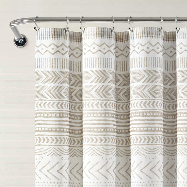 Hygge Geo Shower Curtain