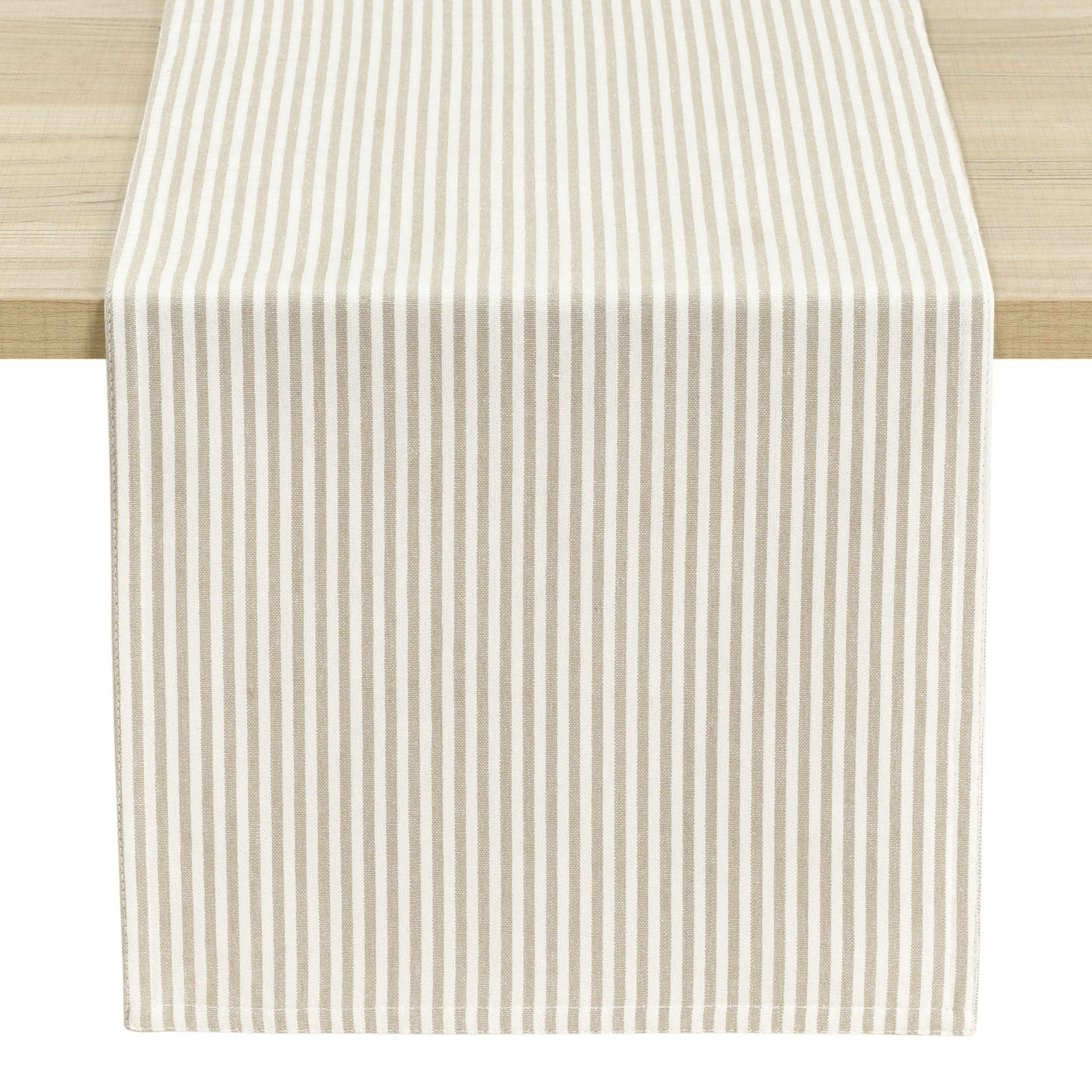Farmhouse Ticking Stripe Yarn Dyed Table Runner