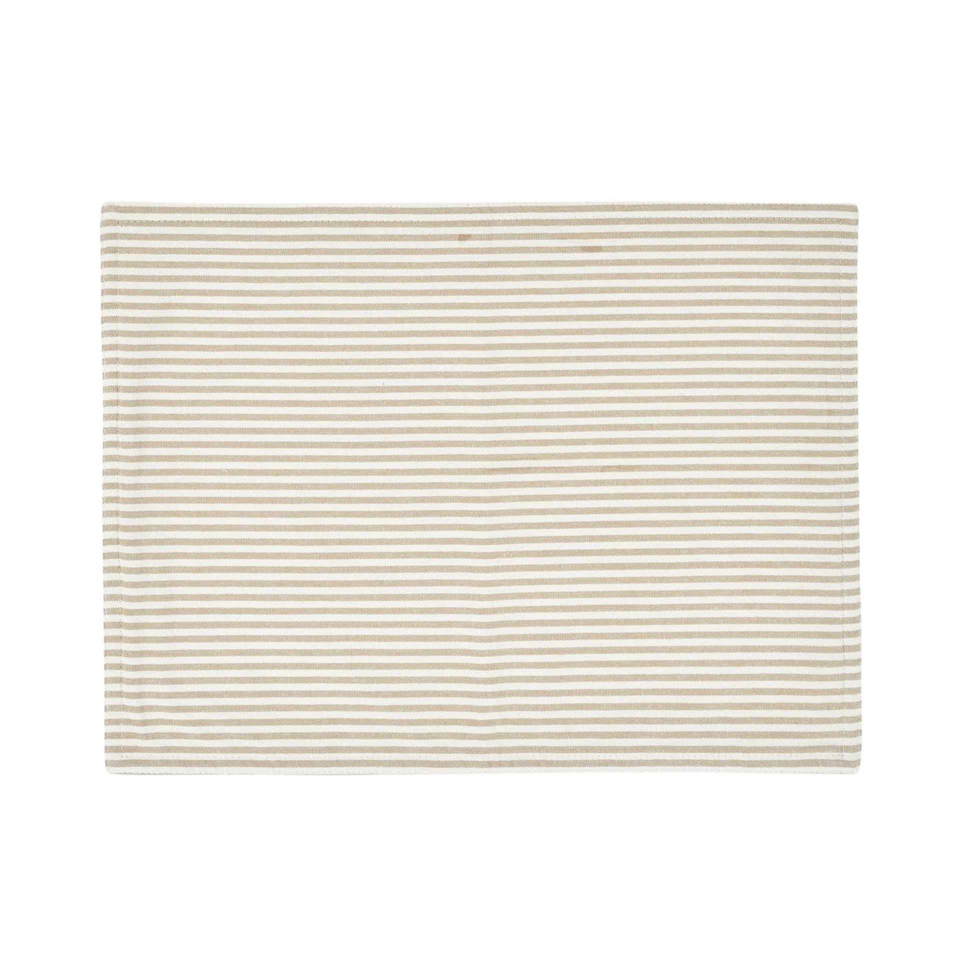 Farmhouse Ticking Stripe Yarn Dyed Placemat 4-Pack Set