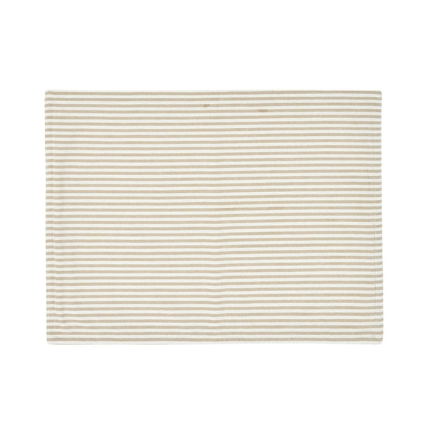 Farmhouse Ticking Stripe Yarn Dyed Placemat 4-Pack Set