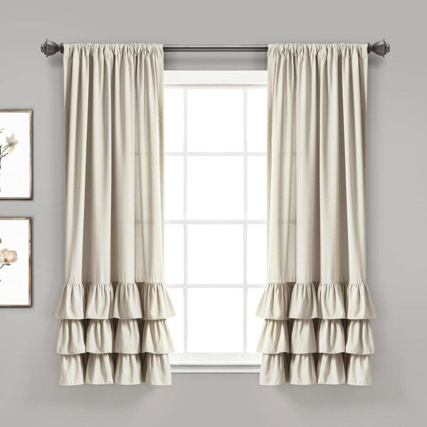Allison Ruffle Curtain Set