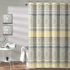 Nesco Stripe Shower Curtain - 72" x 72" / Yellow_Gray