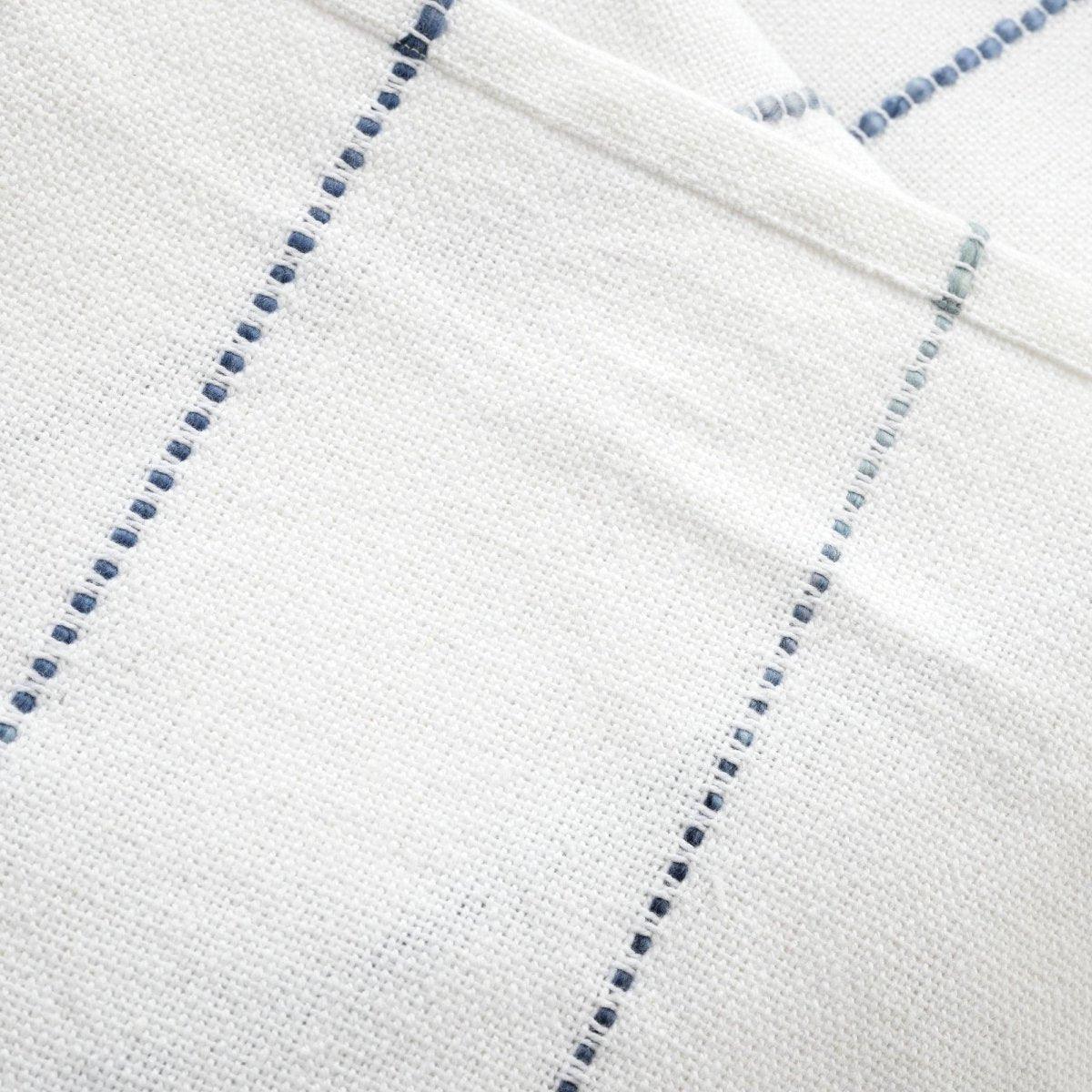 Ombre Stripe Yarn Dyed Recycled Cotton Blend Throw
