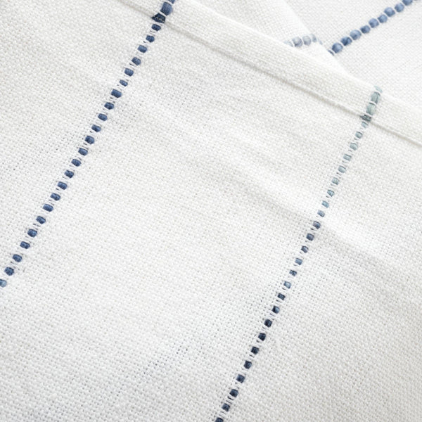 Ombre Stripe Yarn Dyed Recycled Cotton Blend Throw