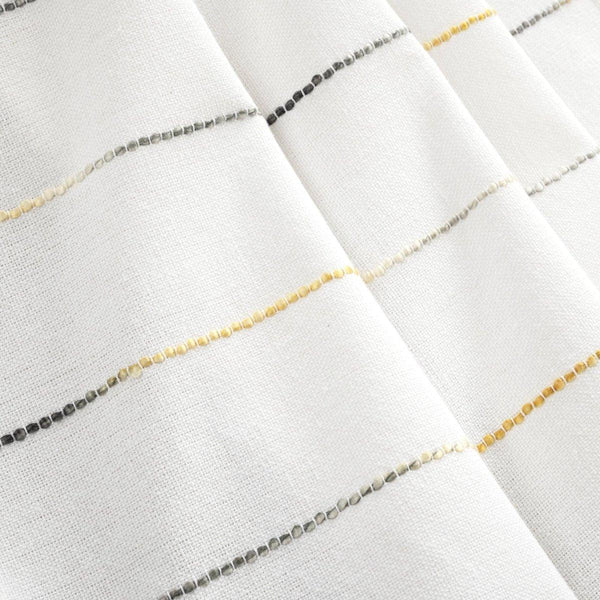 Ombre Stripe Yarn Dyed Recycled Cotton Blend Throw