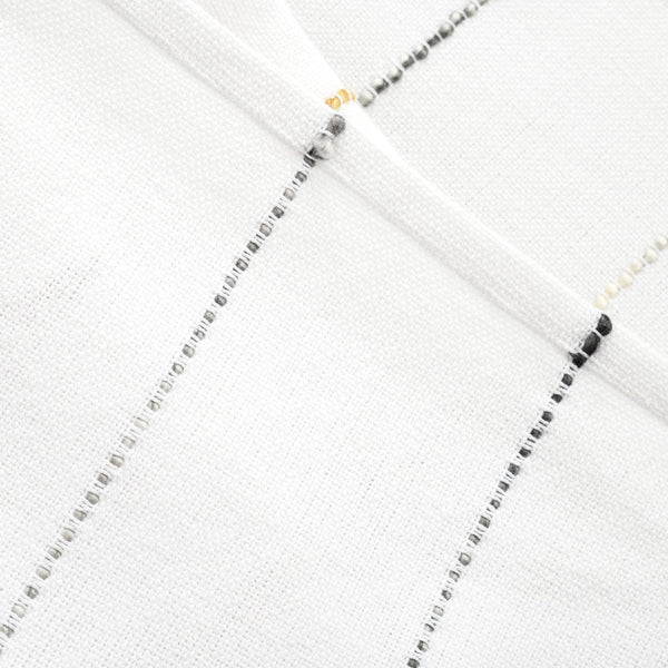 Ombre Stripe Yarn Dyed Recycled Cotton Blend Throw