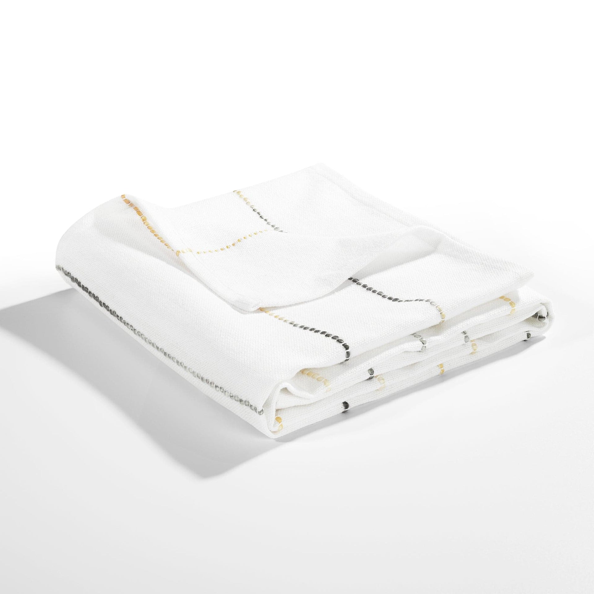 Ombre Stripe Yarn Dyed Recycled Cotton Blend Throw