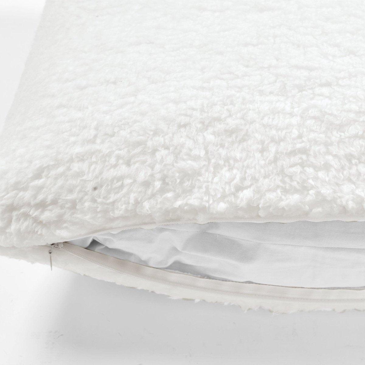 Cozy Soft Sherpa Reversible Decorative Pillow Cover
