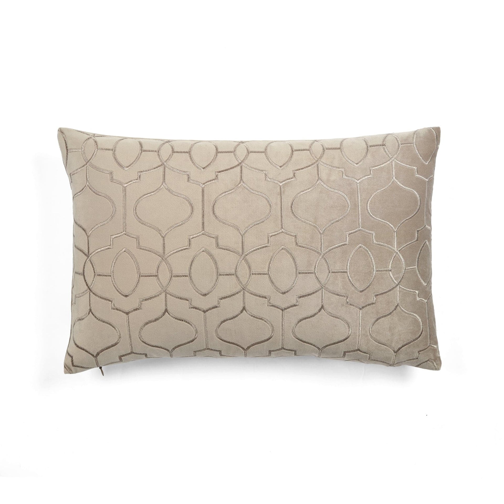 Velvet Geo Decorative Pillow Cover