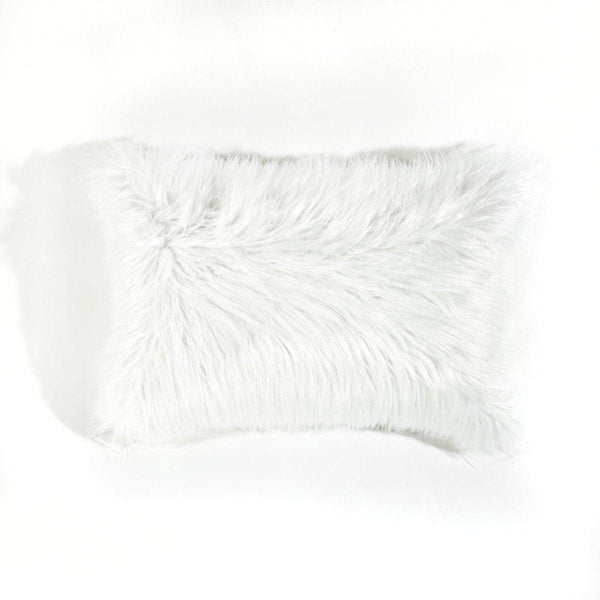 Mongolian Luca Soft Faux Fur Decorative Pillow Cover