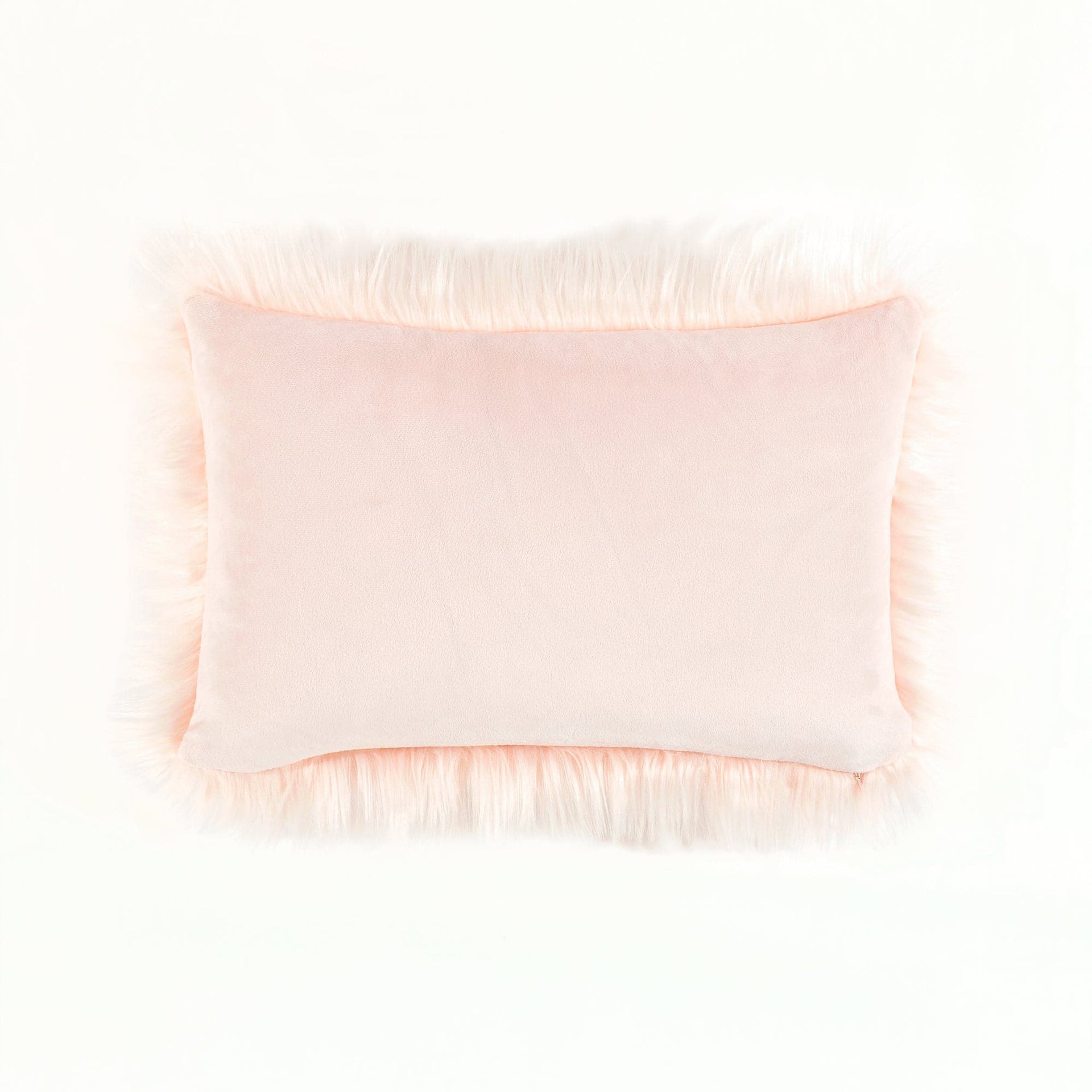 Mongolian Luca Soft Faux Fur Decorative Pillow Cover