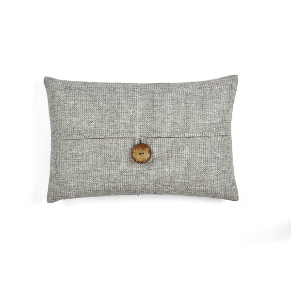 Linen Texture Woven Button Decorative Pillow Cover
