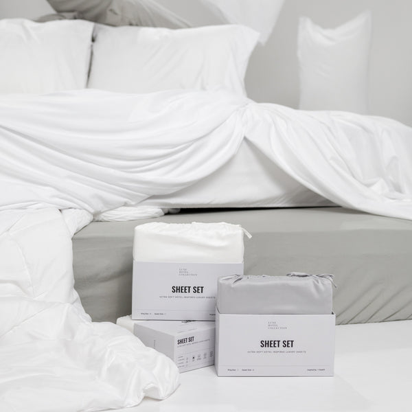 Sateen Cotton Grand Suite Sheet Set