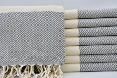 Venice Gray Turkish Towel