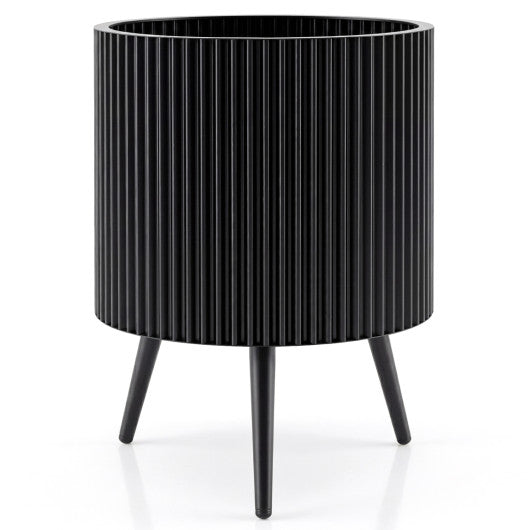 16.5 Inch Plant Pot with Stand and Tapered Legs for Garden