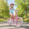 16 Inch Kids Bike for Aged 3-8 Years Old with Adjustable Handlebar Pink- Starlight Wave - Pink