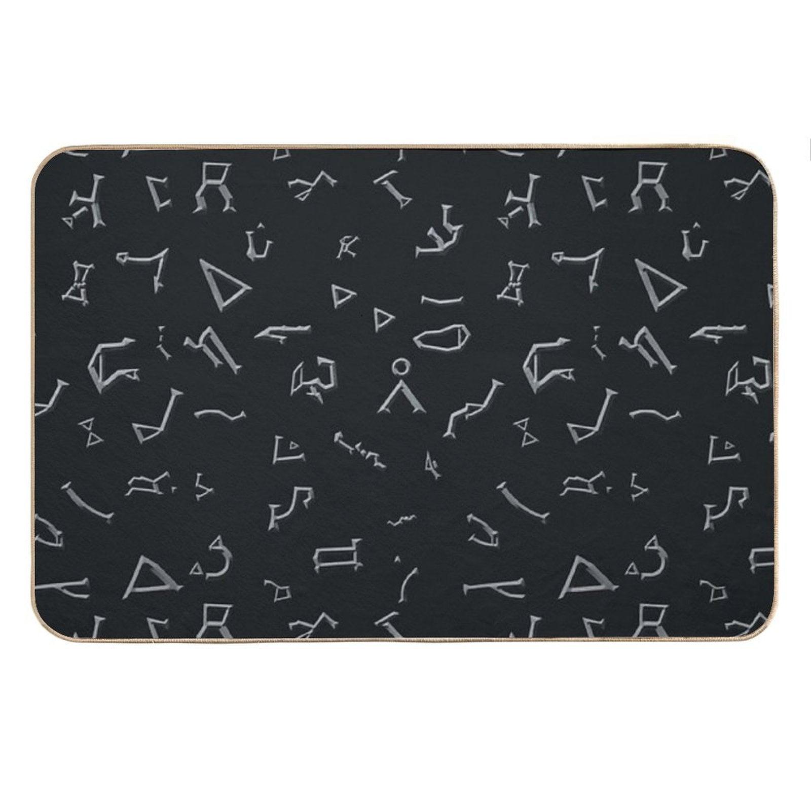 Glyphs Bath Mat