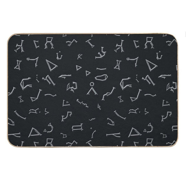 Glyphs Bath Mat