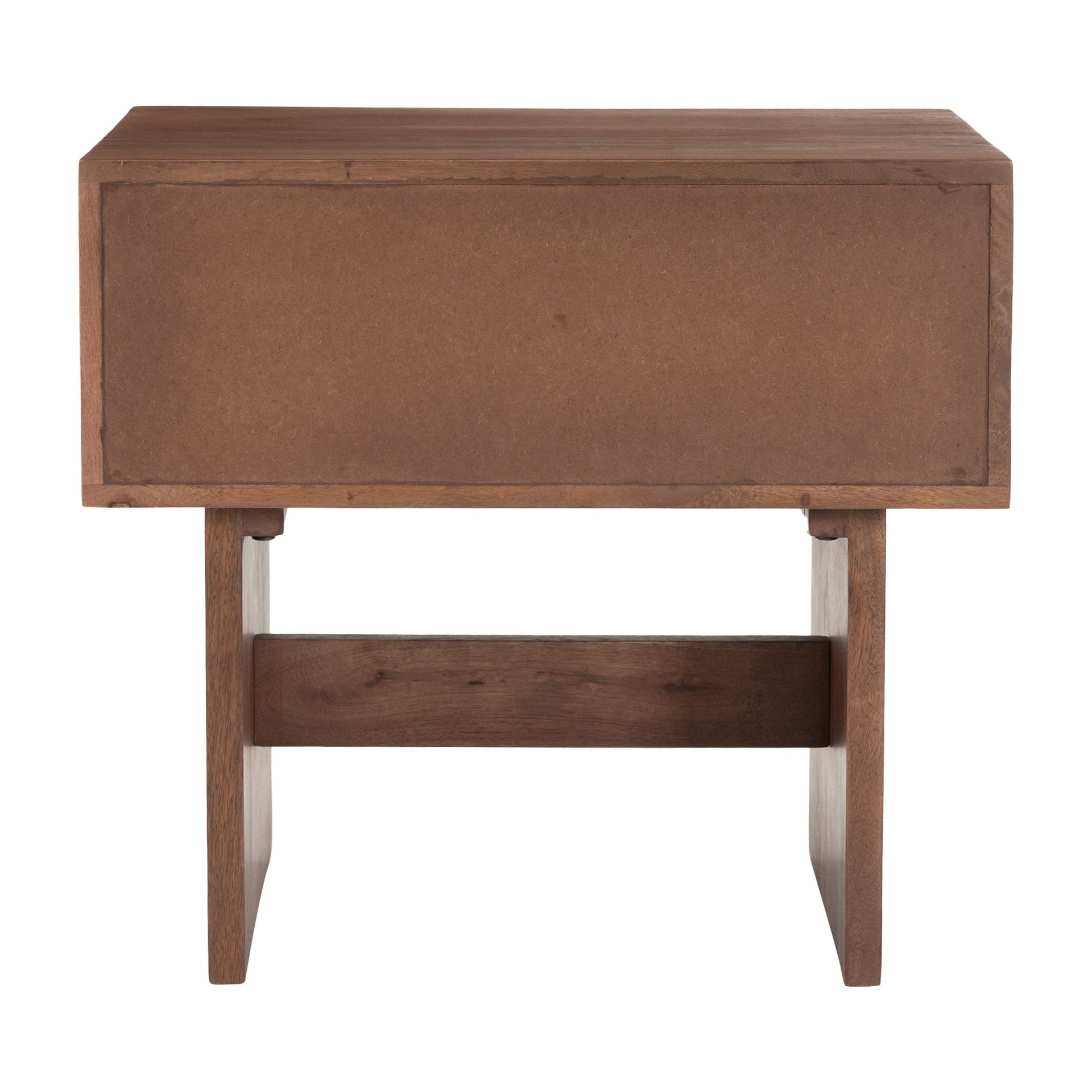 Amaria Nightstand Natural & Walnut