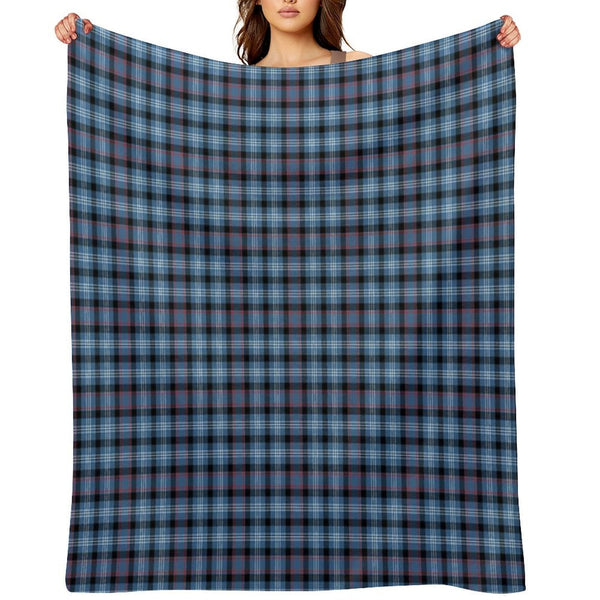 Fitzgerald Tartan Pattern Blue Irish Plaid Shrink-resistant Throw Blanket