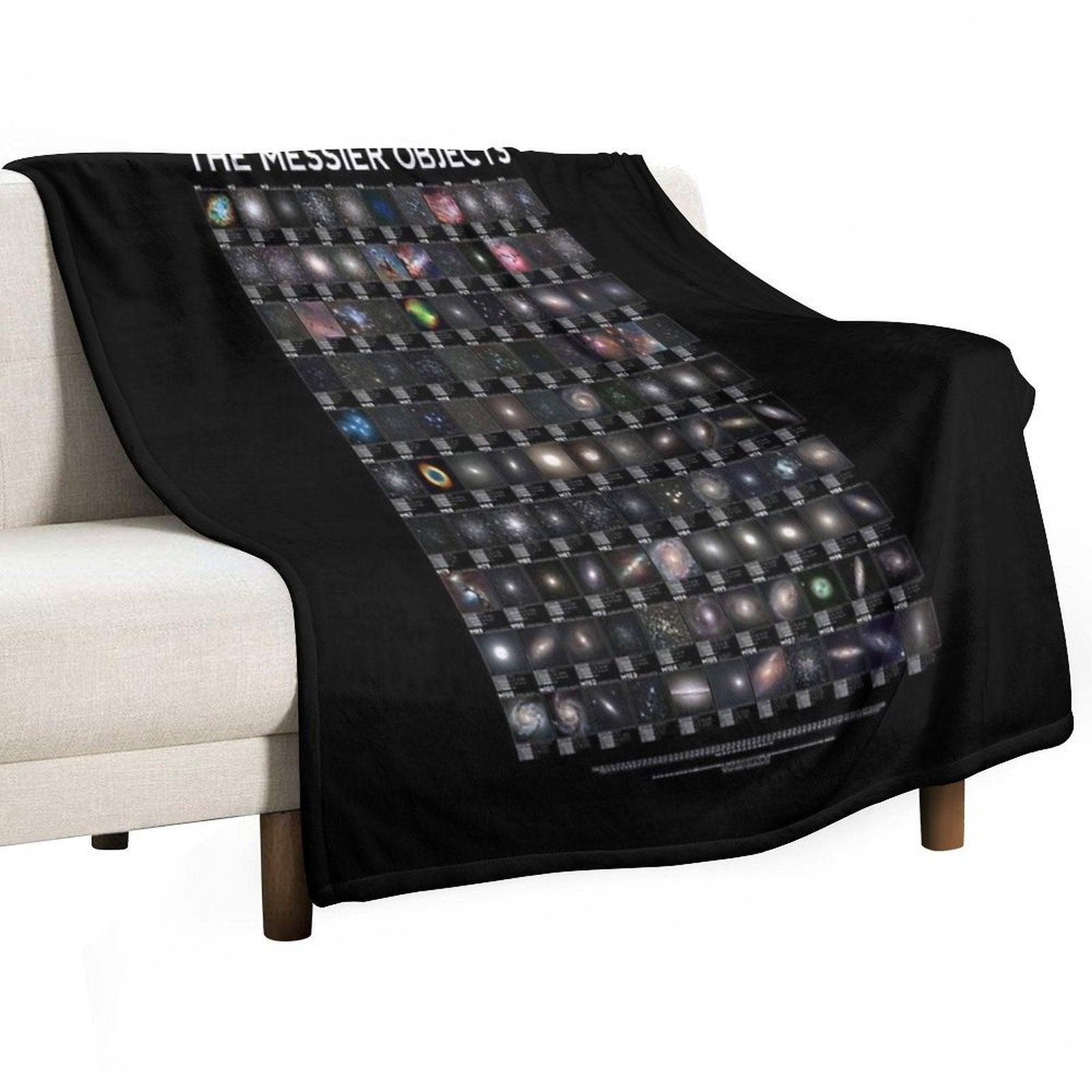 The Messier Objects Throw Blanket